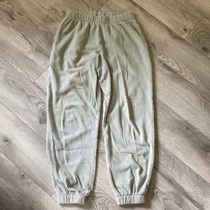 Brandy Melville light green Rosa sweatpants